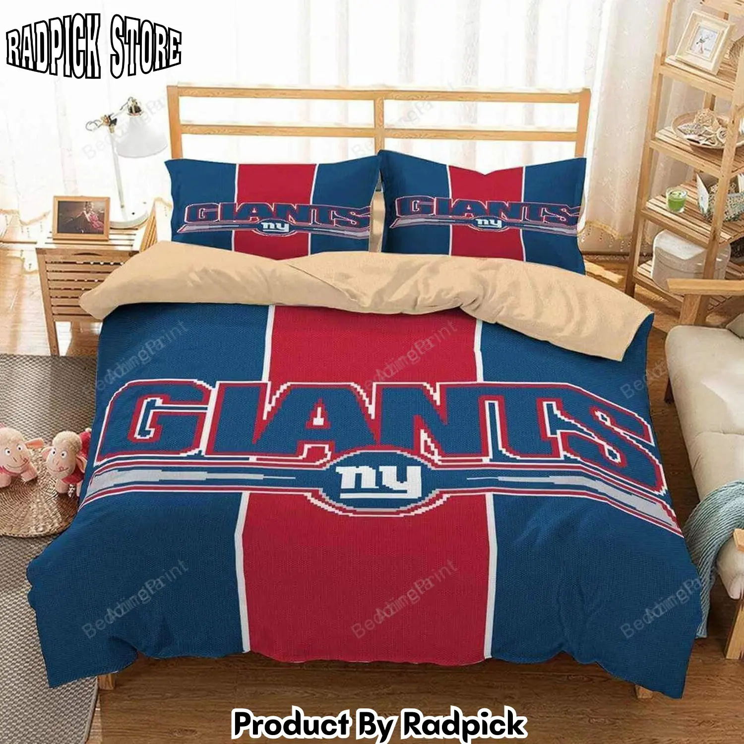 Radpick 3d new york giants duvet cover bedding set rp3278952